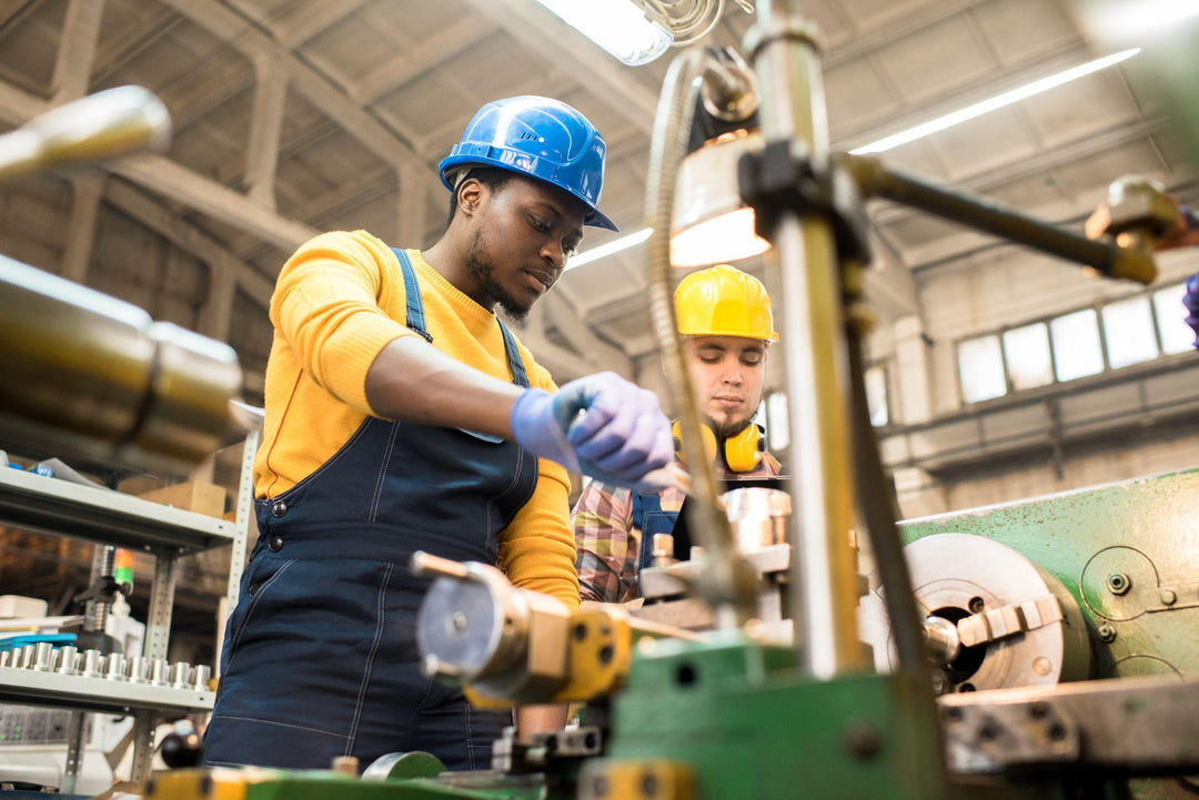 Employees working in manufacturing