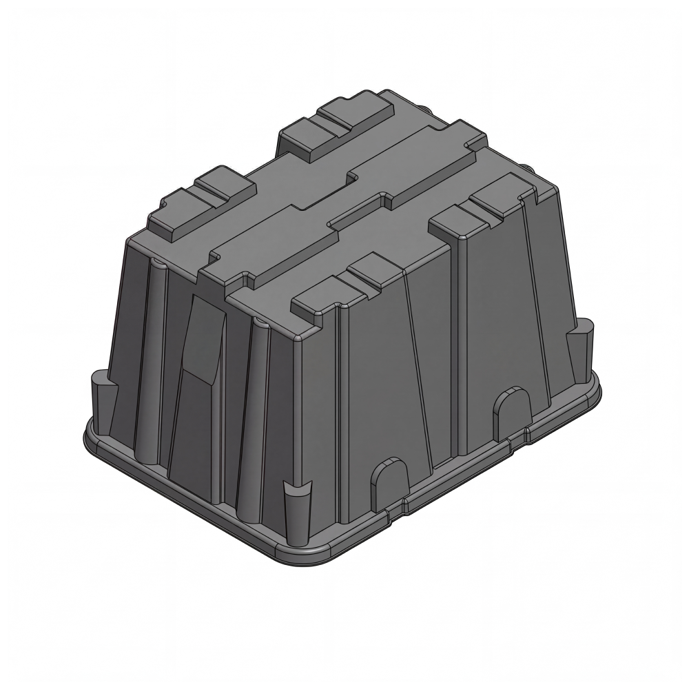 3d model of engine case lid